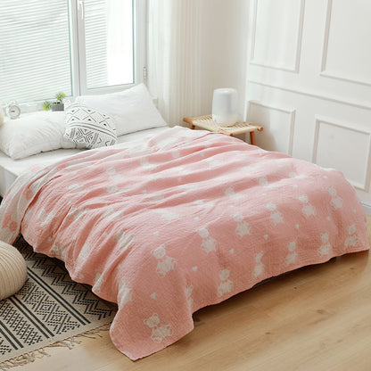 Cotton Three-layer Double Nap Sofa Blanket