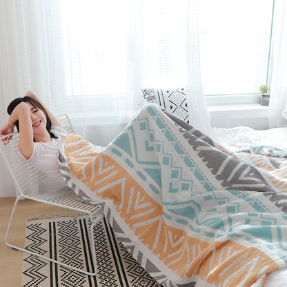 Cotton Three-layer Double Nap Sofa Blanket