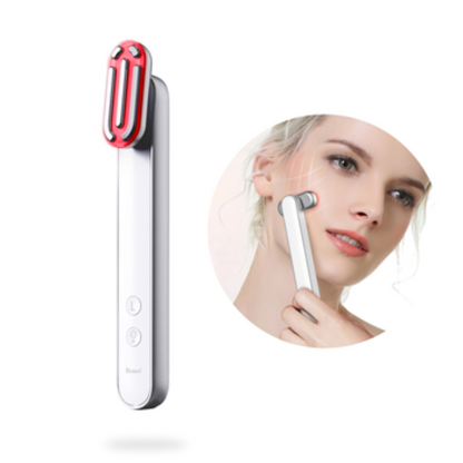 Facial wand massager